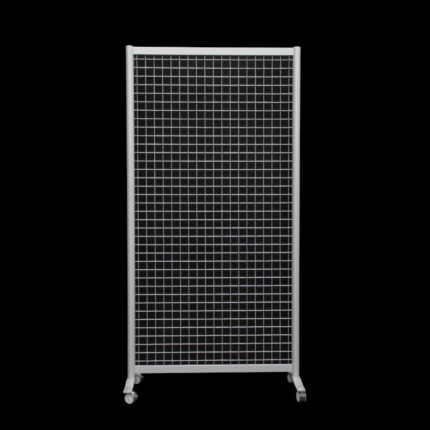 Gaaswand HxB220x110cm 5x5 op wielen expopaneel van gaas op wielen