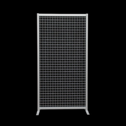Gaaswand HxB213x110cm 5x5 op voeten Expopaneel met gaas