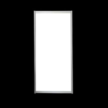 Witte wand, basis, 250cm hoog en 104cm breed. Ook te gebruiken als scheidingswand, expositiewand, expopaneel of posterbord.