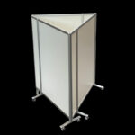 Wand zwart op voeten HxB213x145cm - Afbeelding 11