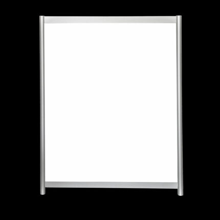 Witte wand, basis, 188cm hoog en 145cm breed. Ook te gebruiken als scheidingswand, expositiewand, expopaneel of posterbord.
