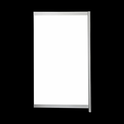 Witte wand, aanbouw, 188cm hoog en 99cm breed. Ook te gebruiken als scheidingswand, expositiewand, expopaneel of posterbord.