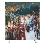 Themawand apresski HxB235x193cm 1-zijdig op wielen, volledig demontabel