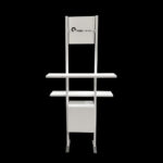 Promodesk wit HxBxD202x100x40cm incl bergruimte