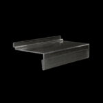 Slatwallschoenschap helder acrylaat BxLxD250x115x50mm