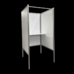 Stemhok VOUWBAAR wit HxBxD210x100x100cm