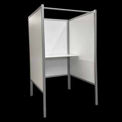 Stemhok mindervalide VOUWBAAR wit HxBxD210x100x100cm