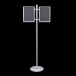 A4 Infodrager Moulins H=189cm 2x kliklijst A4