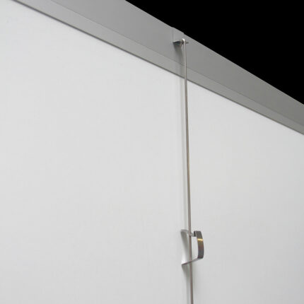 Ophangset vrij 500 RVS Staf L=50cm en grijs SD20 ophanghaakje